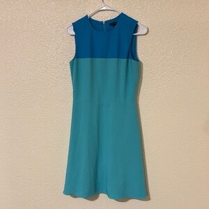 Tommy Hilfiger Sleeveless Teal Midi Dress